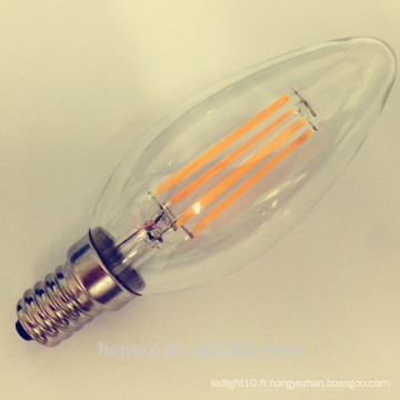 Lumières à ampoules LED 3w de haute qualité, micro ampoule led, ampoule à bougie à filament